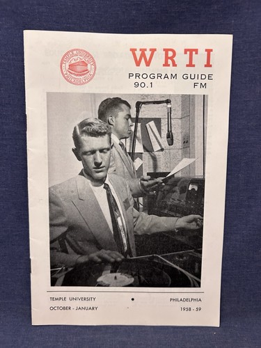 1958 temple university - university, wrti