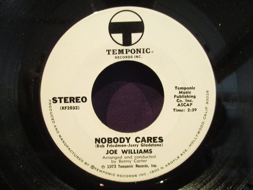 Joe williams nobody cares - cares', dj