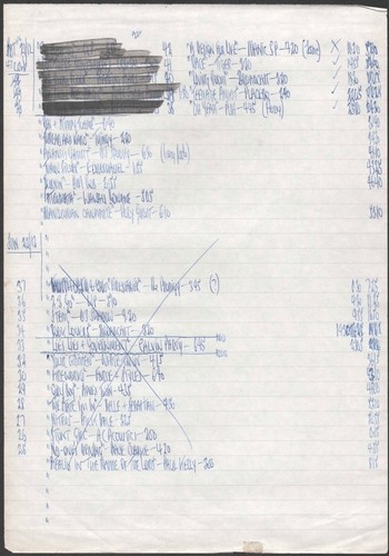 John peel handwritten radio - peel,
